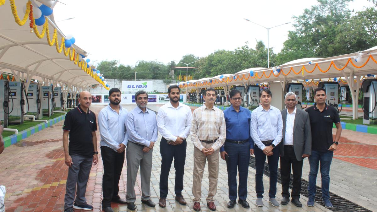 EV charging hub opened near Hyderabad airport The Hindu